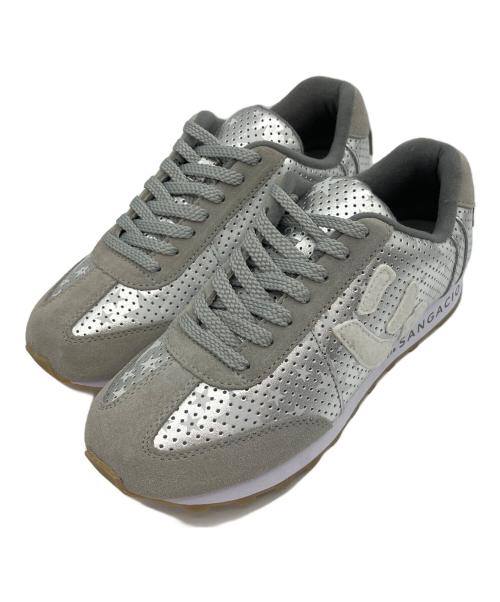 via SANGACIO（ヴィア・サンガチオ）via SANGACIO (ヴィア・サンガチオ) にゅ～ずMOM『SILVER STAR』 グレー×シルバー サイズ:23cmの古着・服飾アイテム