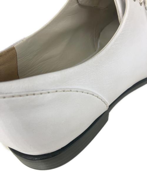 JIL SANDER NAVY（ジルサンダー ネイビー）JIL SANDER NAVY (ジルサンダー ネイビー) レースアップシューズ ホワイト サイズ:SIZE35の古着・服飾アイテム