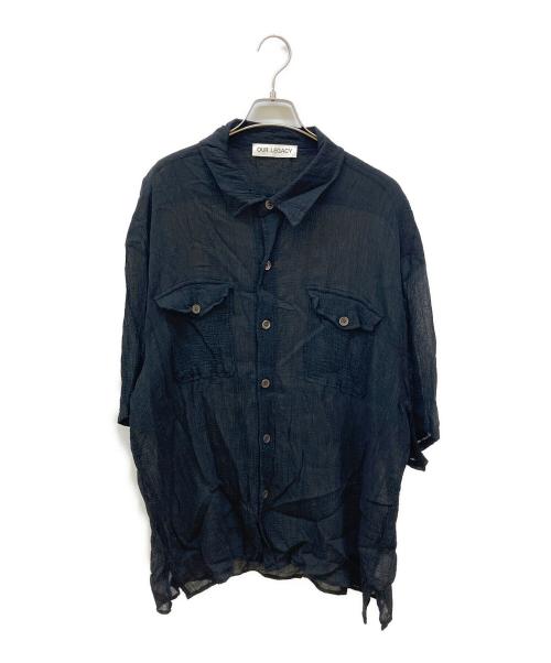 OUR LEGACY（アワーレガシー）OUR LEGACY (アワーレガシー) MILITARY BASE SHIRT ブラック サイズ:48の古着・服飾アイテム