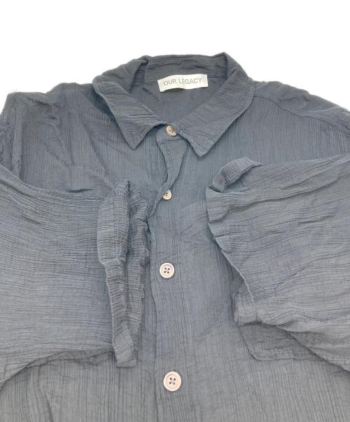 OUR LEGACY（アワーレガシー）OUR LEGACY (アワーレガシー) MILITARY BASE SHIRT ブラック サイズ:48の古着・服飾アイテム