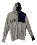 LOOPWHEELERループウィラー）の古着「JORKER/ジップパーカー」｜グレー×ネイビー