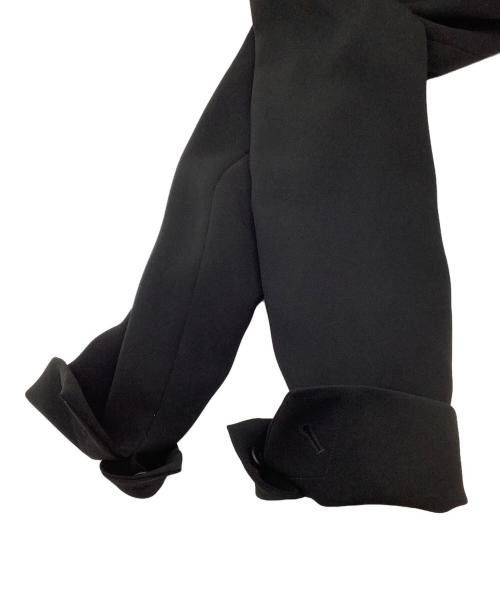 PLST（プラステ）PLST (プラステ) トリアセブレンドダブルクロステーラードジャケット ブラック サイズ:Sの古着・服飾アイテム