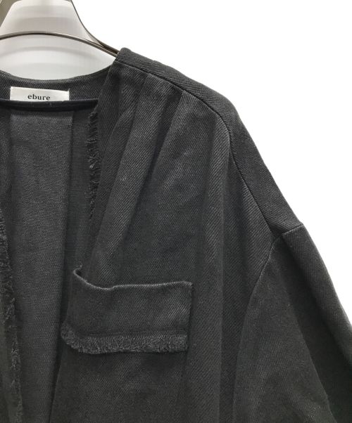 ebure（エブール）EBURE (エブール) リネンガウンワンピース ブラック サイズ:36の古着・服飾アイテム