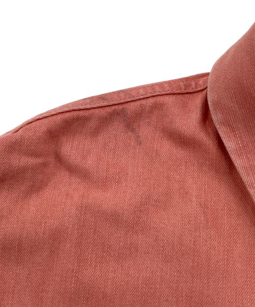 MM6 Maison Margiela（エムエムシックスメゾンマルジェラ）MM6 Maison Margiela (エムエムシックス メゾンマルジェラ) オーバーサイズデニムシャツ S32AA0186 ピンク サイズ:40の古着・服飾アイテム