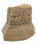 La Maison de Lyllisラメゾンドリリス）の古着「ストローハット」｜ベージュ