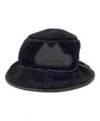 MM6 Maison Margielaエムエムシックスメゾンマルジェラ）の古着「ボアバケットハット」｜ブラック