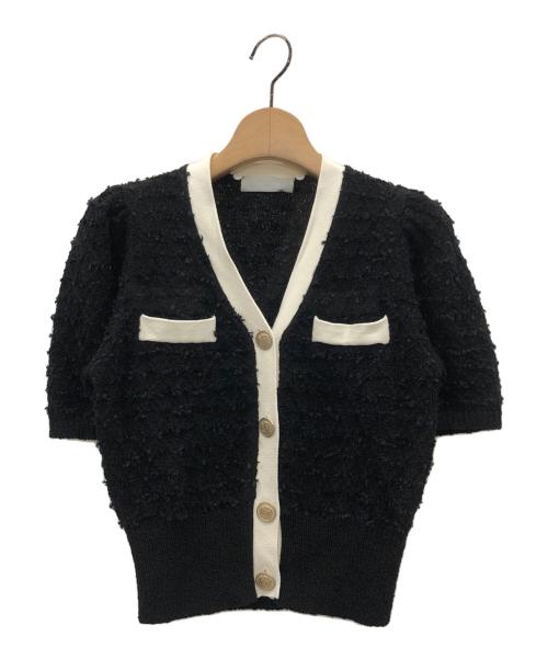 CELFORD（セルフォード）CELFORD (セルフォード) ジャカードニットセットアップ ブラック サイズ:36の古着・服飾アイテム