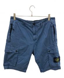 STONE ISLAND（ストーンアイランド）の古着「カーゴショートパンツ」｜ネイビー