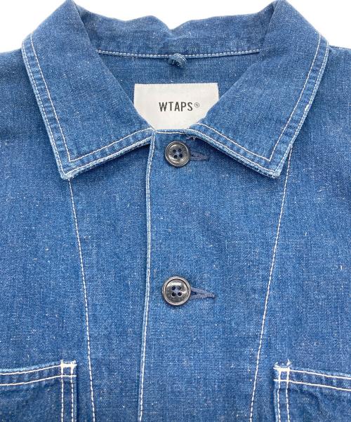 WTAPS（ダブルタップス）WTAPS (ダブルタップス) MINE LS/SHIRT ブルー サイズ:3の古着・服飾アイテム