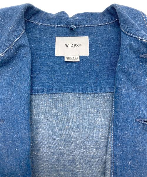 WTAPS（ダブルタップス）WTAPS (ダブルタップス) MINE LS/SHIRT ブルー サイズ:3の古着・服飾アイテム