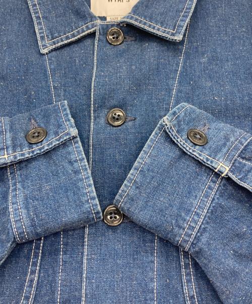 WTAPS（ダブルタップス）WTAPS (ダブルタップス) MINE LS/SHIRT ブルー サイズ:3の古着・服飾アイテム