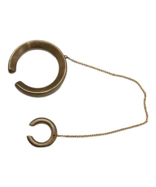 ARTIDA OUD（アルティーダ ウォード）ARTIDA OUD (アルティーダ ウォード) オーガニック ダブル チェーン イヤーカフ ゴールドの古着・服飾アイテム