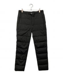 YOSOOU×BEAMS Lights（ヨソオウ×ビームスライト）の古着「別注スタイリッシュ ダウンパンツ」｜ブラック