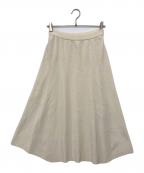MUSE de Deuxieme Classeミューズ ドゥーズィエム クラス）の古着「Heartrich フレアスカート/ハートリッチ　フレアスカート」｜アイボリー