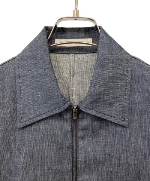 LOHEN（ローヘン）LOHEN (ローヘン) クロップドシャツカラーブルゾン インディゴ サイズ:Fの古着・服飾アイテム