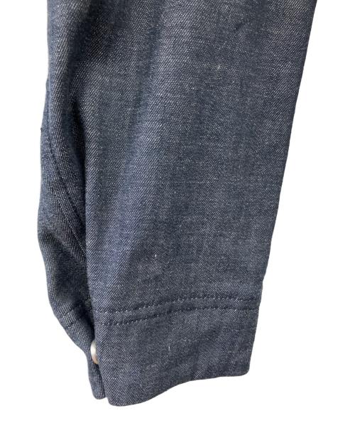 LOHEN（ローヘン）LOHEN (ローヘン) クロップドシャツカラーブルゾン インディゴ サイズ:Fの古着・服飾アイテム