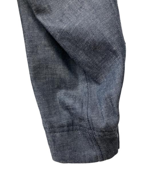 LOHEN（ローヘン）LOHEN (ローヘン) クロップドシャツカラーブルゾン インディゴ サイズ:Fの古着・服飾アイテム