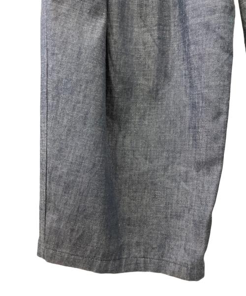 LOHEN（ローヘン）LOHEN (ローヘン) ランダムタックハイウエストパンツ インディゴ サイズ:36の古着・服飾アイテム