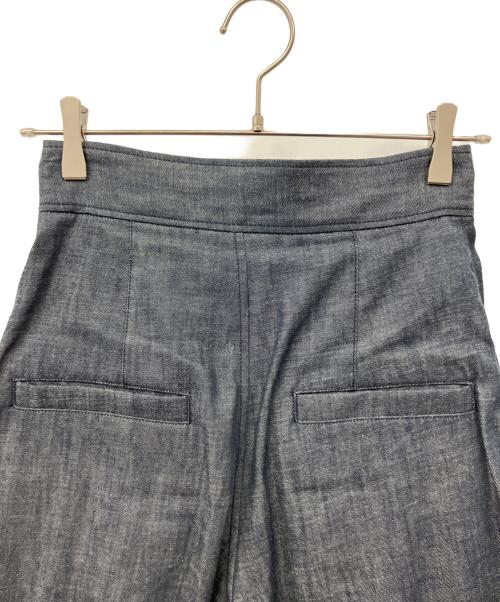 LOHEN（ローヘン）LOHEN (ローヘン) ランダムタックハイウエストパンツ インディゴ サイズ:36の古着・服飾アイテム