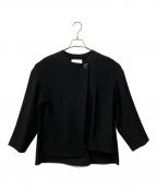 ENFOLDエンフォルド）の古着「ASYMMETRY－JACKET」｜ブラック