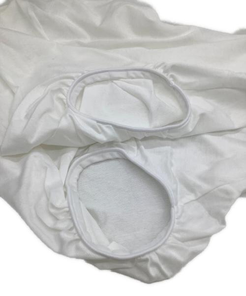 DRAWER（ドゥロワー）DRAWER (ドゥロワー) ギャザードルマンカットソー ホワイト サイズ:freeの古着・服飾アイテム