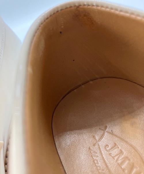 J.M.WESTON（ジェイエムウエストン）J.M.WESTON (ジェイエムウエストン) パテント シグニチャーローファー ベージュ サイズ:2Dの古着・服飾アイテム