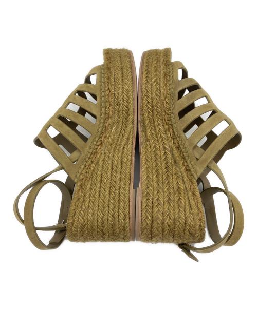 HERMES（エルメス）HERMES (エルメス) エスパドリーユ オリーブ サイズ:37の古着・服飾アイテム