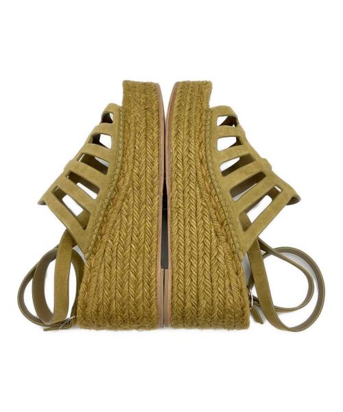 HERMES（エルメス）HERMES (エルメス) エスパドリーユ オリーブ サイズ:37の古着・服飾アイテム
