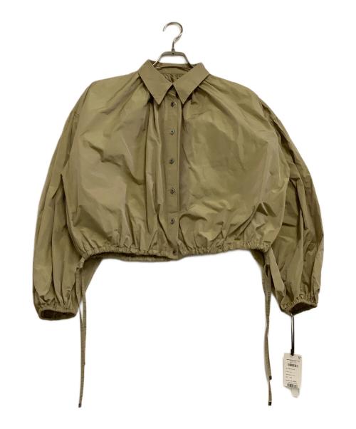 Diagram（ダイアグラム）Diagram (ダイアグラム) タフタギャザーシャツ ベージュ サイズ:36の古着・服飾アイテム