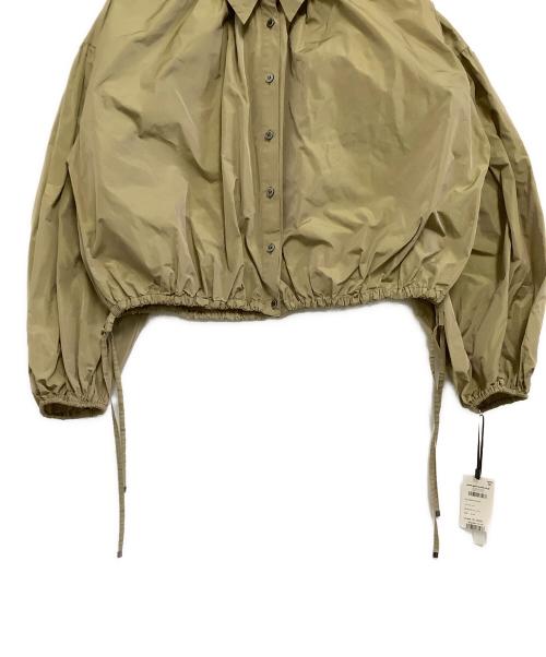 Diagram（ダイアグラム）Diagram (ダイアグラム) タフタギャザーシャツ ベージュ サイズ:36の古着・服飾アイテム