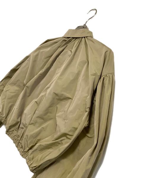 Diagram（ダイアグラム）Diagram (ダイアグラム) タフタギャザーシャツ ベージュ サイズ:36の古着・服飾アイテム