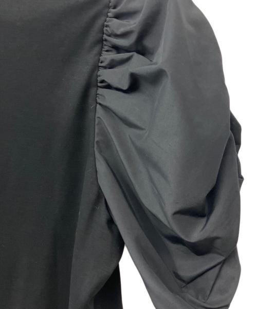 LIten（リテン）LIten (リテン) バブルスリーブTシャツ ブラック サイズ:F　の古着・服飾アイテム