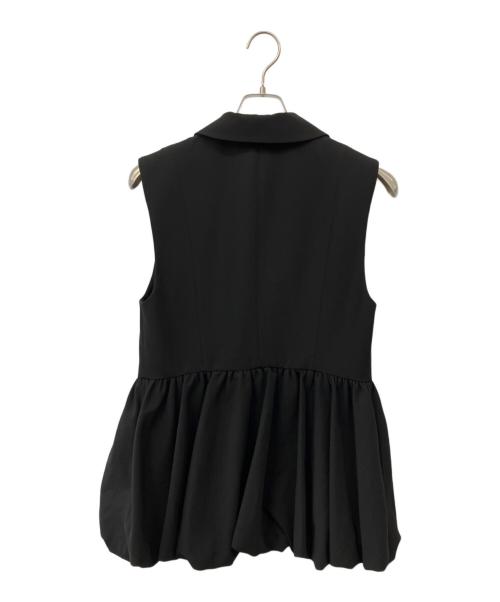 Rirandture（リランドチュール）Rirandture (リランドチュール) ペプラムバルーンジレ ブラック サイズ:2の古着・服飾アイテム