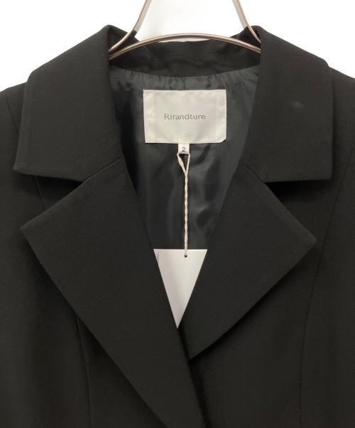 Rirandture（リランドチュール）Rirandture (リランドチュール) ペプラムバルーンジレ ブラック サイズ:2の古着・服飾アイテム