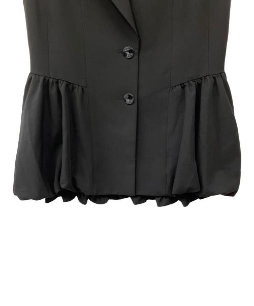 Rirandture（リランドチュール）Rirandture (リランドチュール) ペプラムバルーンジレ ブラック サイズ:2の古着・服飾アイテム