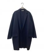 CELINEセリーヌ）の古着「カシミヤエッグクロンビーコート 28H136700」｜ネイビー