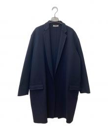 CELINE（セリーヌ）の古着「カシミヤエッグクロンビーコート 28H136700」｜ネイビー
