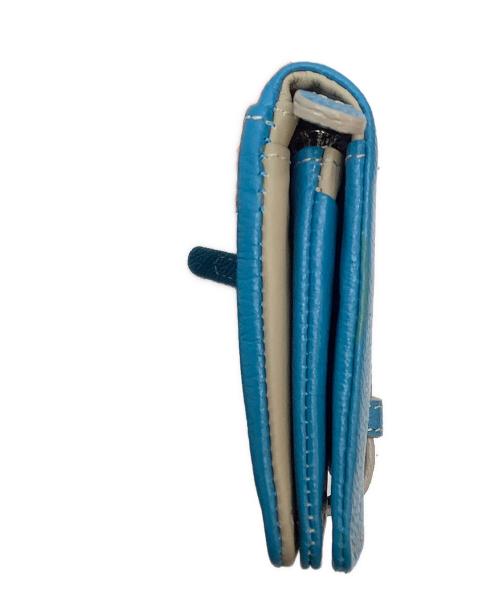 BAHARI（バハリ）BAHARI (バハリ) 長財布 ブルーの古着・服飾アイテム