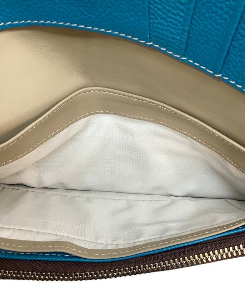 BAHARI（バハリ）BAHARI (バハリ) 長財布 ブルーの古着・服飾アイテム