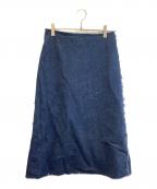 SIMON MILLERサイモンミラー）の古着「デニムラップスカート」｜インディゴ