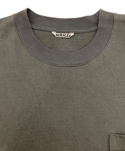 AURALEE（オーラリー）AURALEE (オーラリー) HEAVY WEIGHT TEE グレー サイズ:3の古着・服飾アイテム