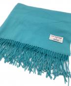 JOHNSTONS×OLD ENGLANDジョンストンズ×オールドイングランド）の古着「カシミヤ大判ストール」｜スカイブルー