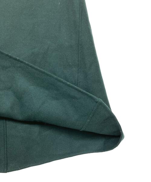 DRAWER（ドゥロワー）Drawer (ドゥロワー) ウールフレアスカート グリーン サイズ:36の古着・服飾アイテム