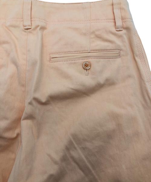 DRAWER（ドゥロワー）Drawer (ドゥロワー) コットンワイドパンツ ピンク サイズ:36の古着・服飾アイテム
