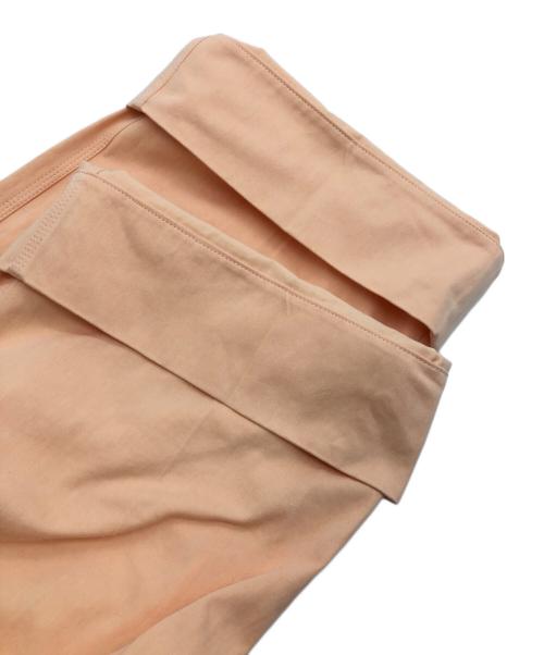 DRAWER（ドゥロワー）Drawer (ドゥロワー) コットンワイドパンツ ピンク サイズ:36の古着・服飾アイテム