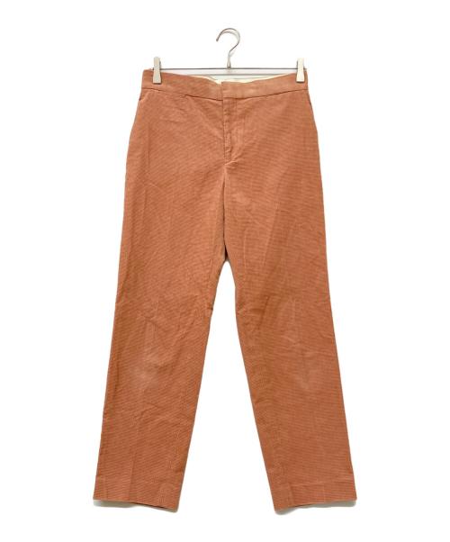 DRAWER（ドゥロワー）DRAWER (ドゥロワー) ブロックコーデュロイストレートパンツ ピンク サイズ:36の古着・服飾アイテム