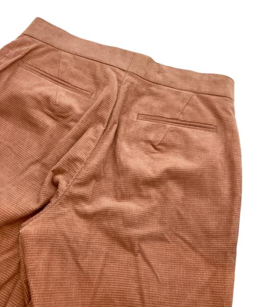 DRAWER（ドゥロワー）DRAWER (ドゥロワー) ブロックコーデュロイストレートパンツ ピンク サイズ:36の古着・服飾アイテム