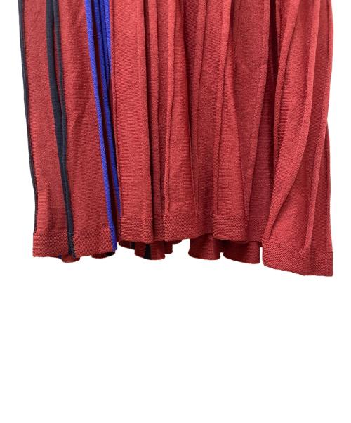 Diagram（ダイアグラム）Diagram (ダイアグラム) スカーフネックニットワンピース ボルドー サイズ:36の古着・服飾アイテム