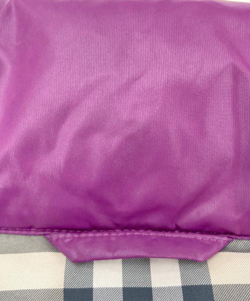 BURBERRY LONDON（バーバリーロンドン）BURBERRY LONDON (バーバリーロンドン) ダウンジャケット FS342-725-34 パープル サイズ:38の古着・服飾アイテム