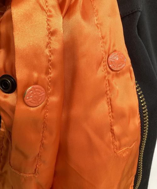 arthur hope del moon（アーサーホープデルムーン）ARTHUR HOPE DEL MOON (アーサーホープデルムーン) MA-1ジャケット ブラック サイズ:XLの古着・服飾アイテム